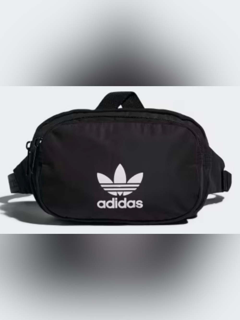 ADIDAS ORIGINALS For All Waist Pack Belt Bag Black with White Logo